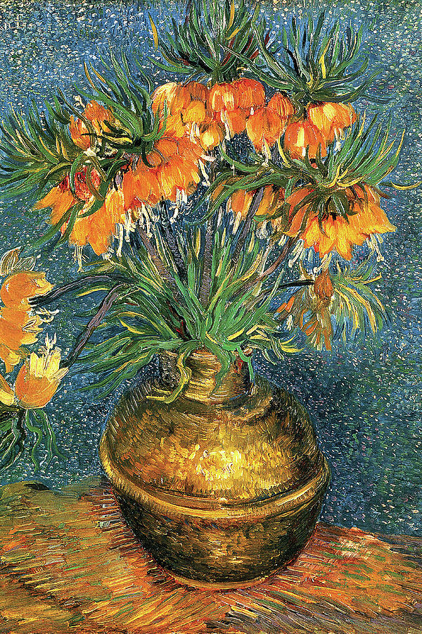 Imperial Fritillaries in a Copper Vase Painting by Vincent Van Gogh ...