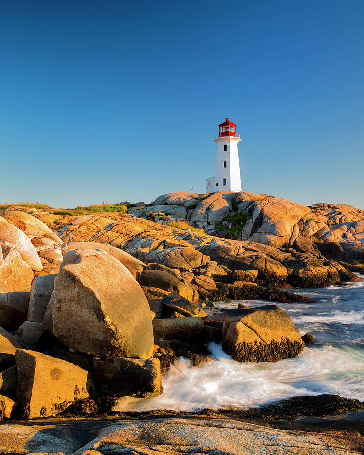 Lighthouse, Peggys Cove, Canada #16 Digital Art by Pietro Canali