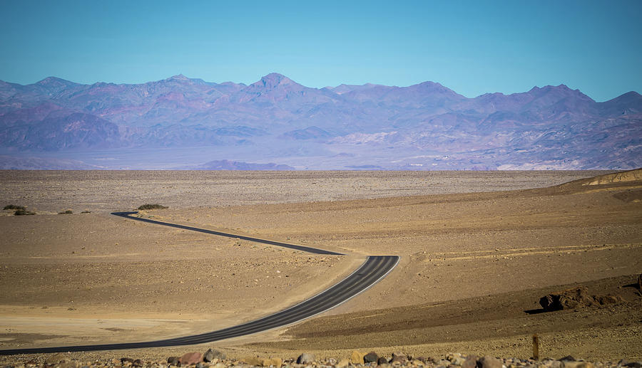 Lonely Road In Death Valley National Park In California #16 Photograph by Alex Grichenko