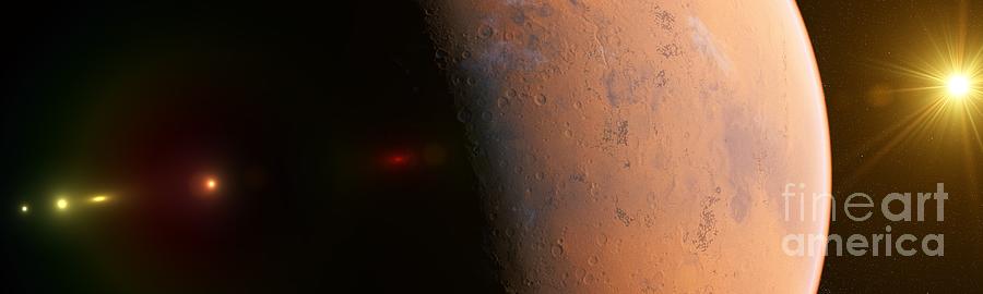 Mars #16 Photograph by Sebastian Kaulitzki/science Photo Library
