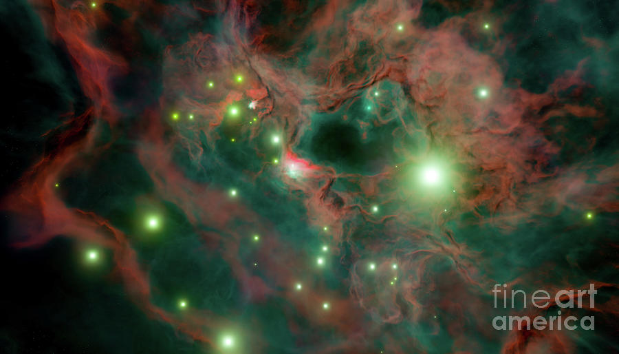 Nebula #16 Photograph by Wladimir Bulgar/science Photo Library