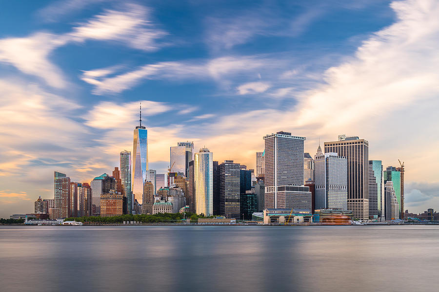 Architecture Photograph - New York, New York, Usa Skyline #16 by Sean Pavone