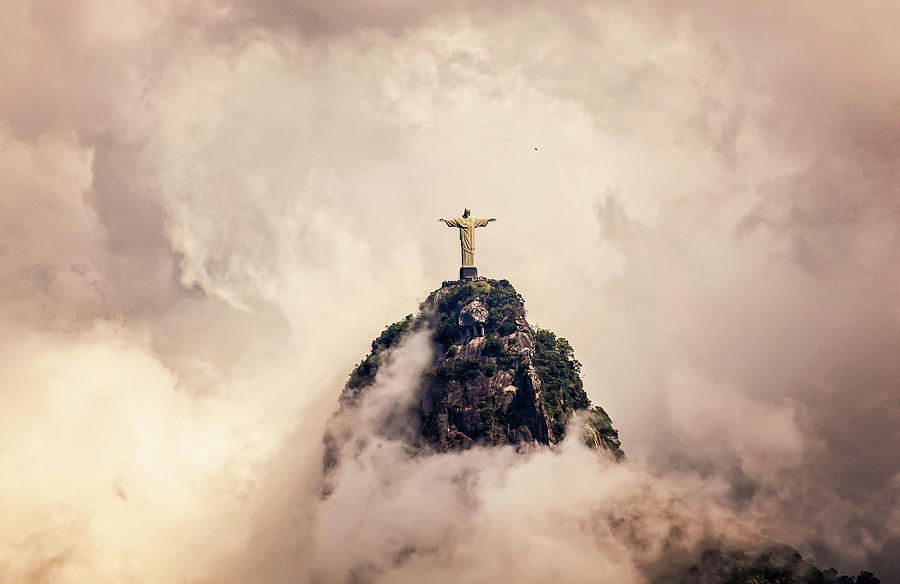 Rio De Janeiro, Corcovado, Brazil #16 Digital Art by Antonino Bartuccio