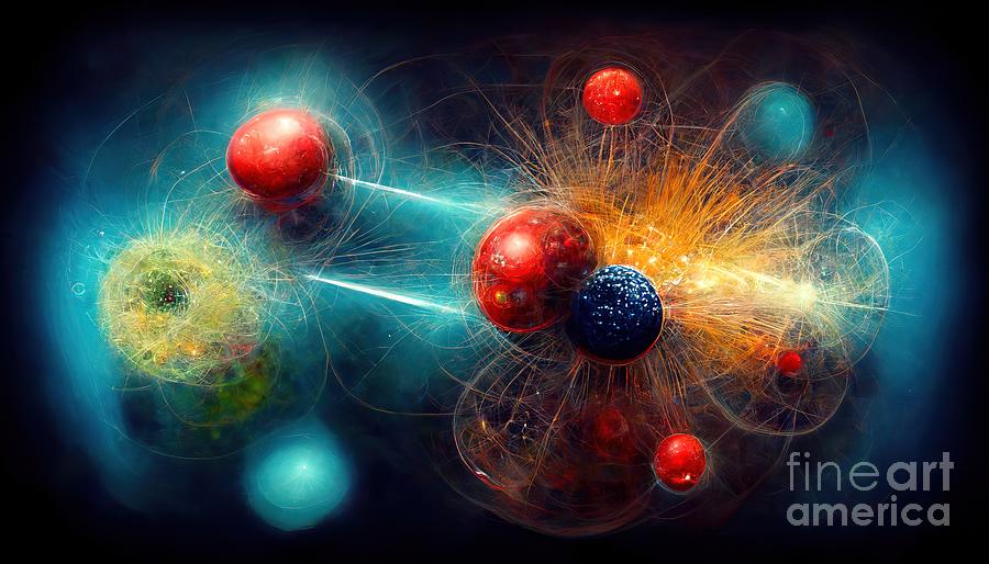 Subatomic Particles And Atoms #16 Photograph by Richard Jones/science Photo Library