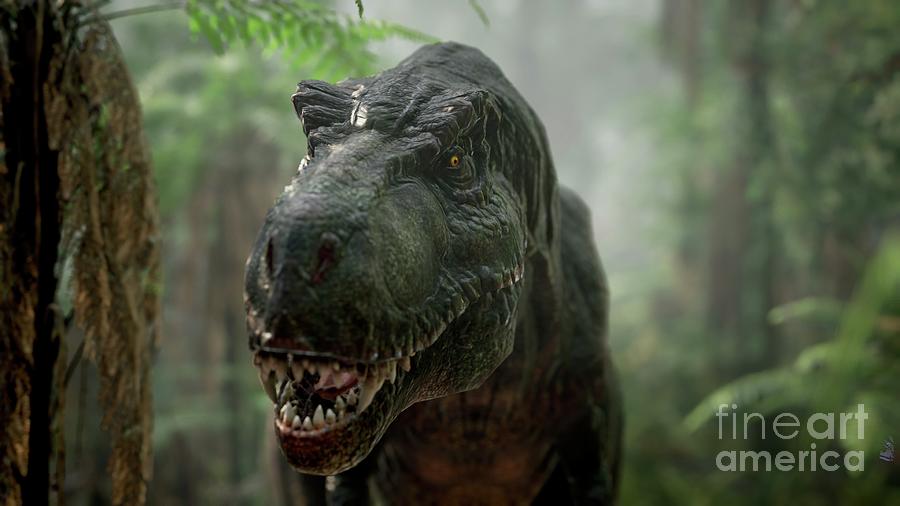 T-rex Dinosaur #16 Photograph by Richard Jones/science Photo Library