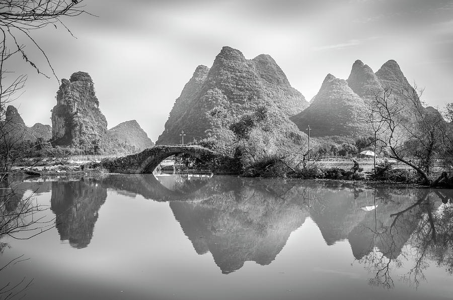 The mountains and countryside scenery in spring #16 Photograph by Carl Ning