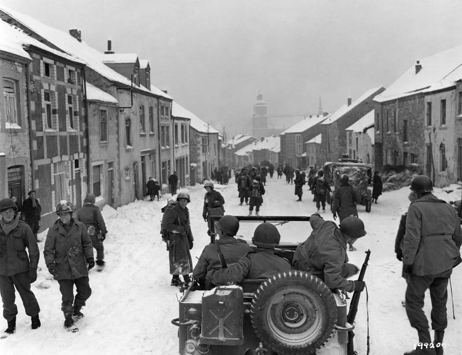 Winter Photograph - Wwii: Belgium, 1945 #16 by Granger