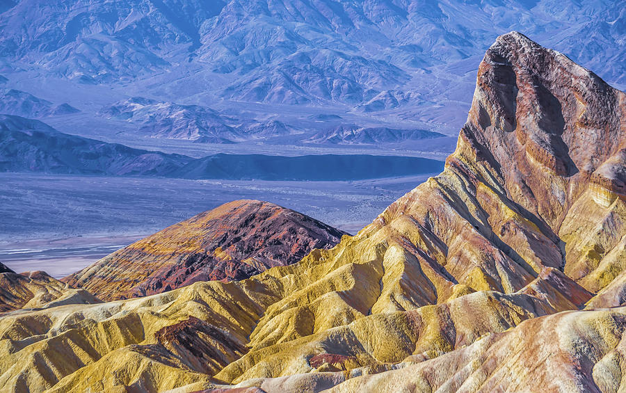 Zabriskie Point In Death Valley National Park #16 Photograph by Alex Grichenko