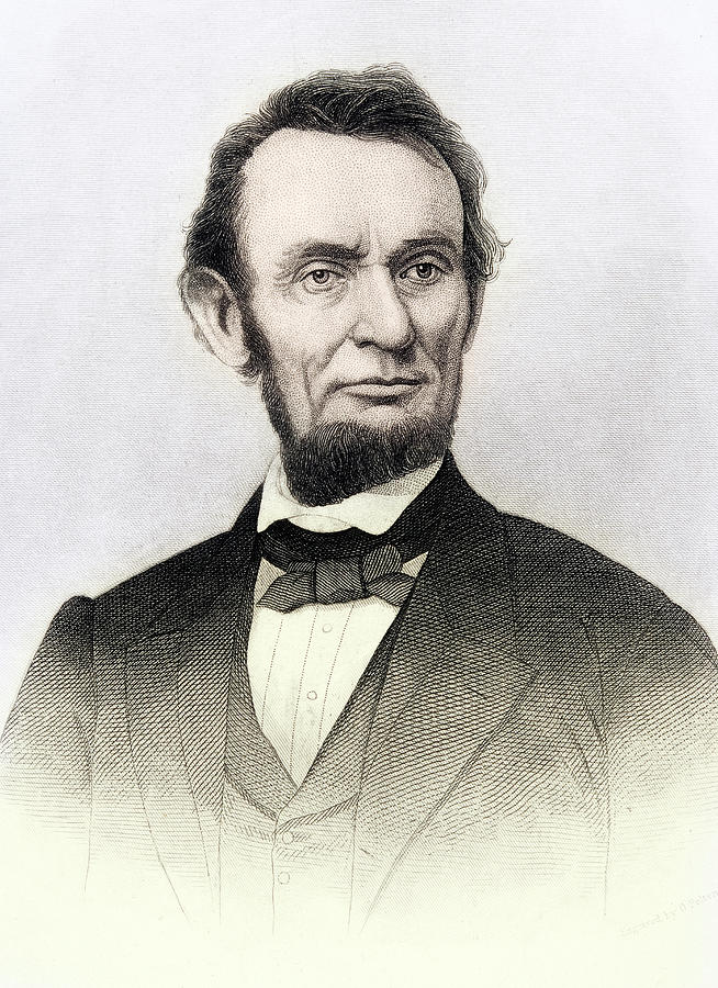 Abraham Lincoln, 1809 to 1865. 16th President of the United States of