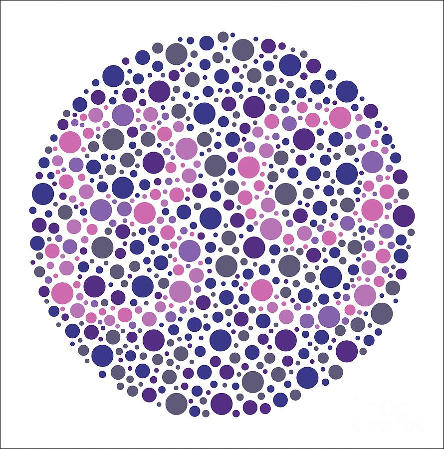 Colour Blindness Test Chart Photograph by Chongqing Tumi Technology Ltd ...