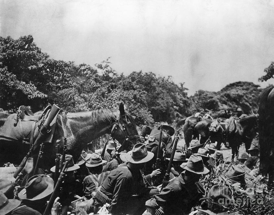 16th Infantry In San Juan Creek Photograph by Bettmann