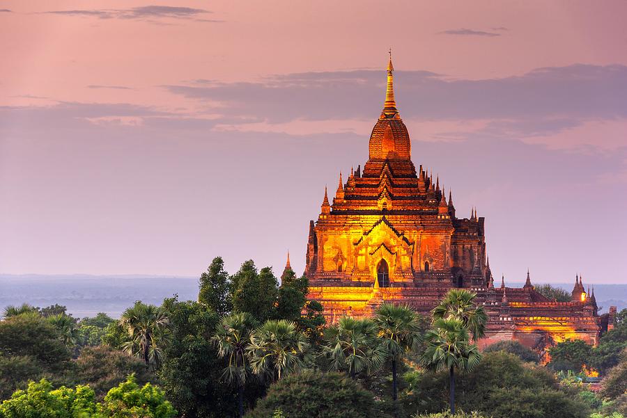 Architecture Photograph - Bagan, Myanmar Temples #17 by Sean Pavone