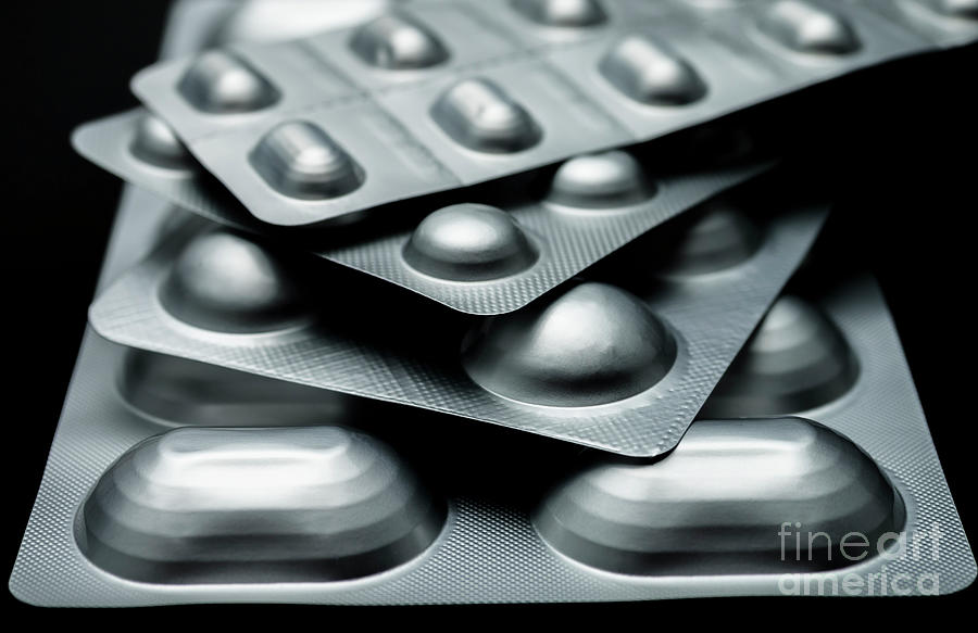 Blister Packs Of Tablets #17 Photograph by Digicomphoto/science Photo Library
