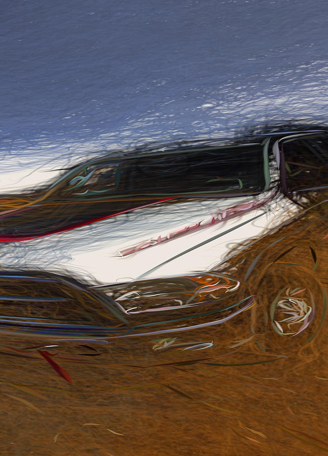 Dodge Ram 2500 Drawing Digital Art by CarsToon Concept - Fine Art America