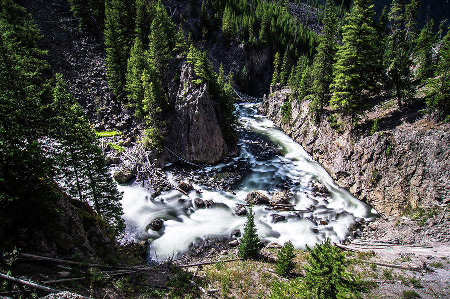Firehole River And Waterfalls In Yellowstone Wyoming #17 Photograph by Alex Grichenko