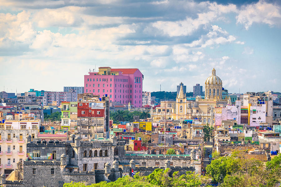 Architecture Photograph - Havana, Cuba Downtown Skyline #17 by Sean Pavone