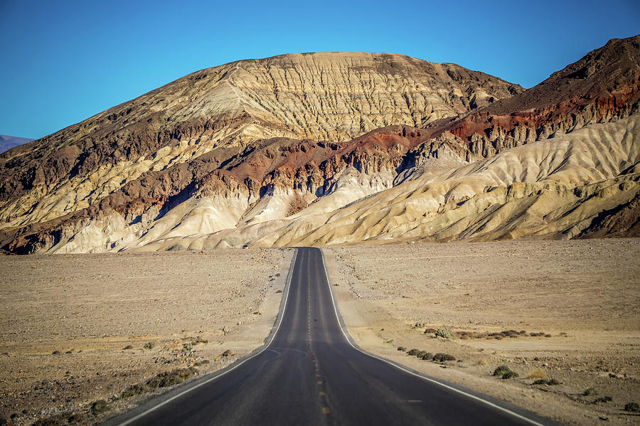 Lonely Road In Death Valley National Park In California #17 Photograph by Alex Grichenko