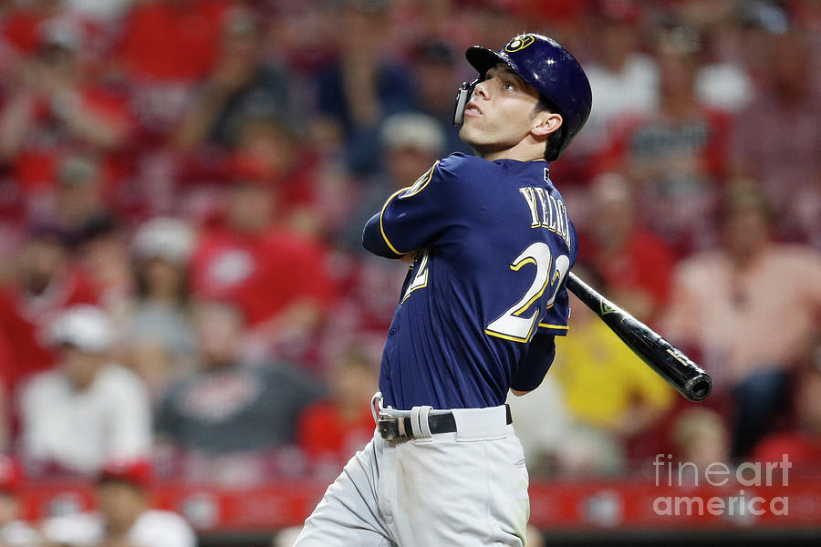 Milwaukee Brewers V Cincinnati Reds Photograph by Joe Robbins Milwaukee Brewers V Cincinnati Reds Photograph by Joe Robbins