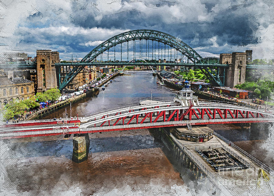 Newcastle Upon Tyne City Art Digital Art
