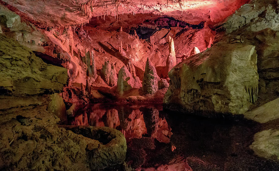 Pathway underground cave in forbidden cavers near sevierville te #17 Photograph by Alex Grichenko