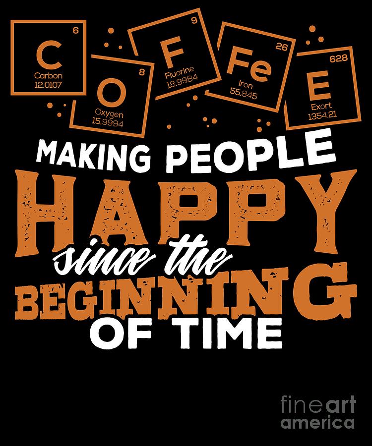 Periodic Table of Coffee Caffein Espresso Gift by TeeQueen2603 Periodic Table of Coffee Caffein Espresso Gift by TeeQueen2603