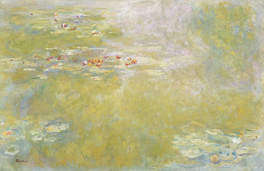 The Water-Lily Pond Painting by Claude Monet - Fine Art America