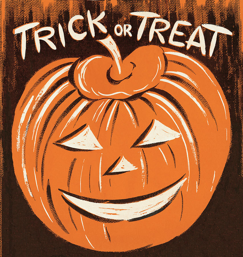 Fall Drawing - Trick or treat #17 by CSA Images