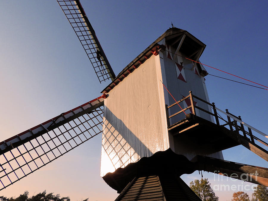 1745 Windmill sundown Photograph by Heidi De Leeuw