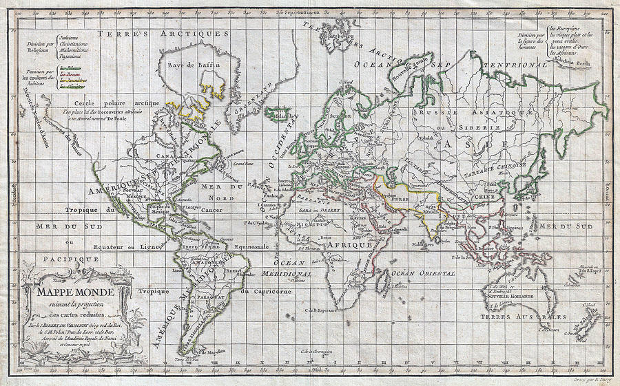 Old 1784 Map Of The World Photograph by Dusty Maps | Fine Art America