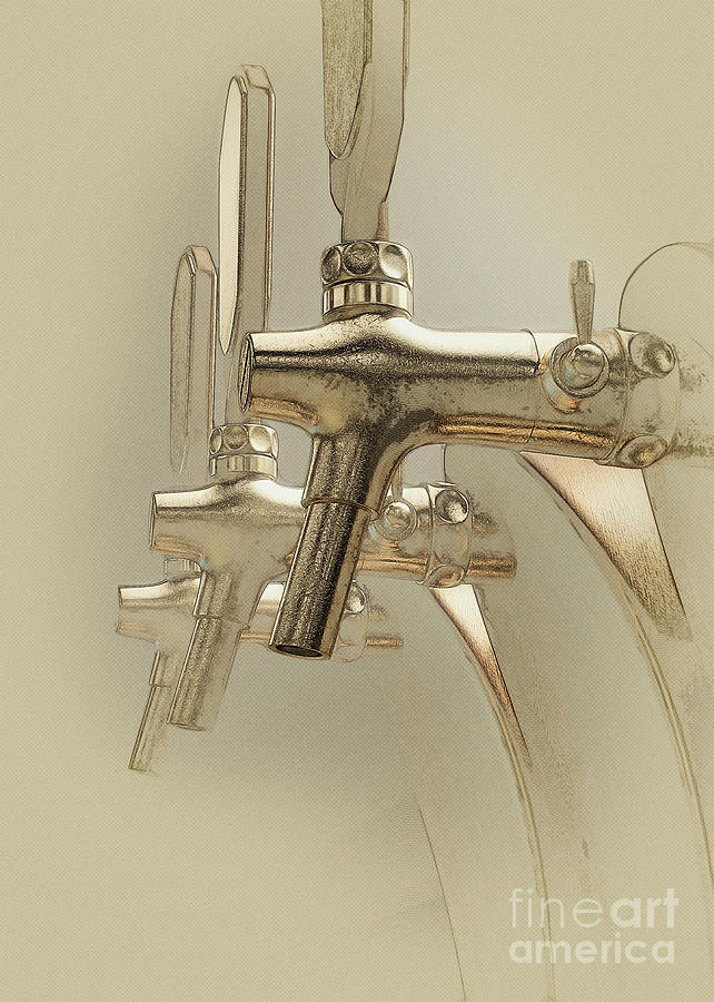 Beer Digital Art - Beer Tap by Allan Swart Beer Digital Art - Beer Tap by Allan Swart