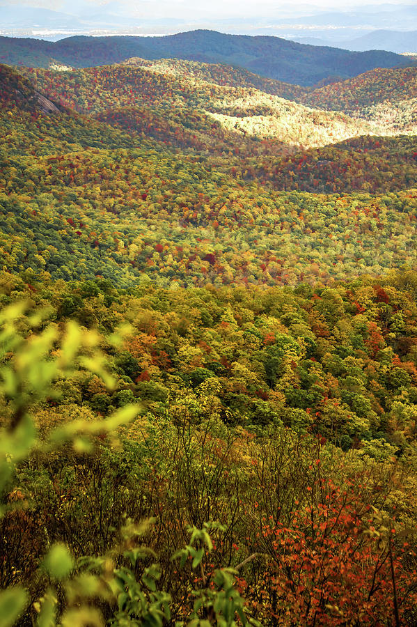 Blue Ridge And Smoky Mountains Changing Color In Fall #18 Photograph by Alex Grichenko