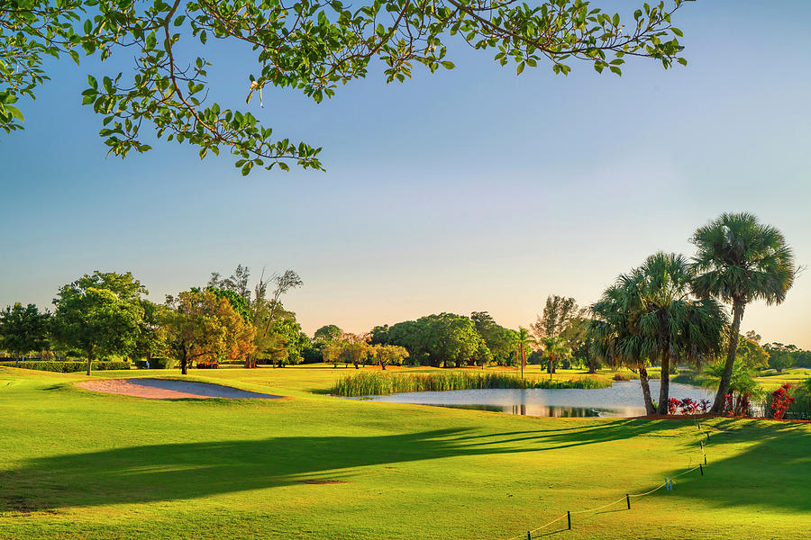 Golf Course In Boca Raton Florida #18 Digital Art by Laura Zeid