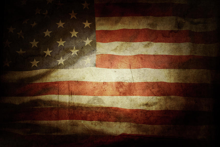 American flag No.191 Photograph by Les Cunliffe