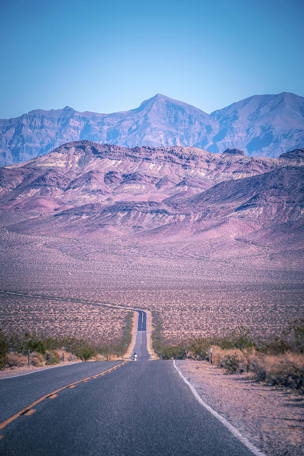 Lonely Road In Death Valley National Park In California #18 Photograph by Alex Grichenko