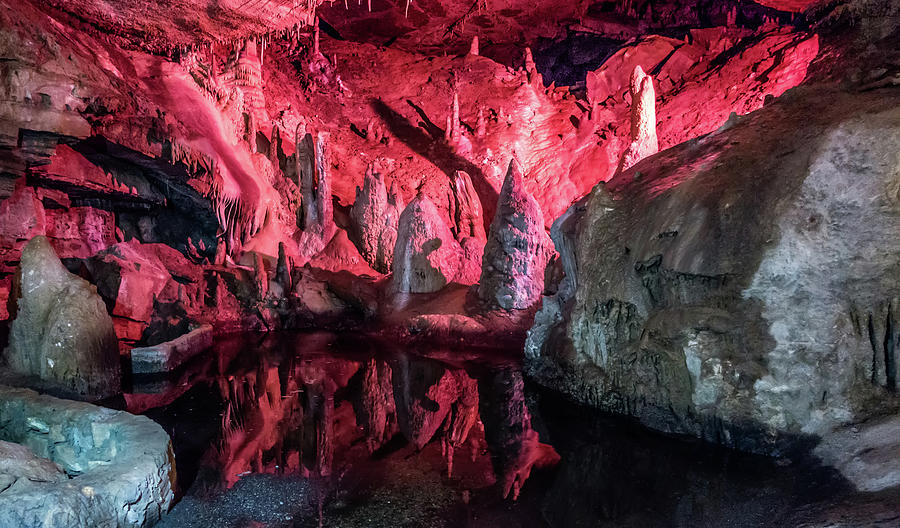 Pathway underground cave in forbidden cavers near sevierville te #18 Photograph by Alex Grichenko
