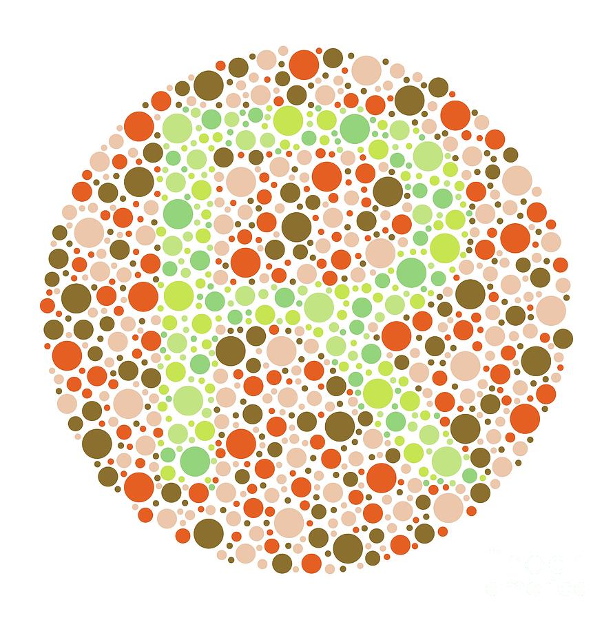 Colour Blindness Test Chart Photograph by Chongqing Tumi Technology Ltd ...