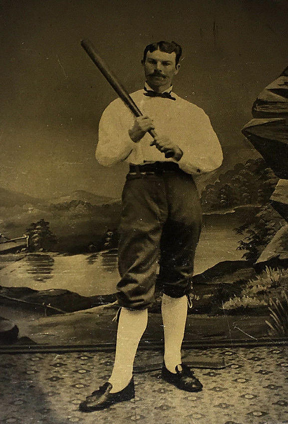 1800s Baseball Tintype.  Baseball Collectibles Photos, Lot #41298