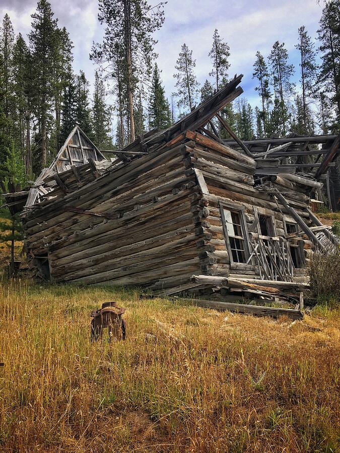 1800s Log Cabin 2 Photograph By Jerry Abbott