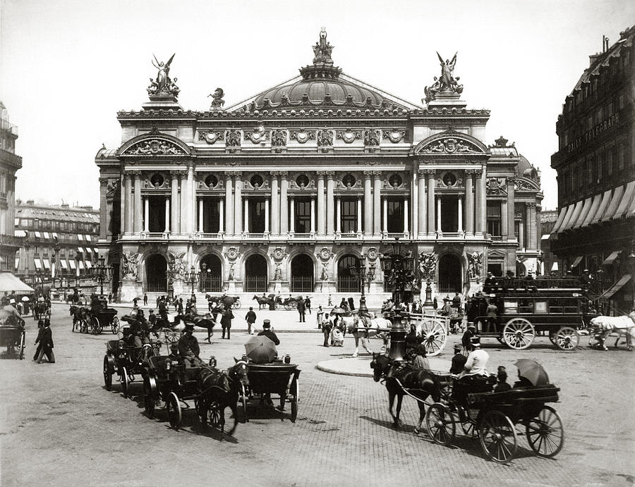 1880 Paris Opera House Photograph by Historic Image
