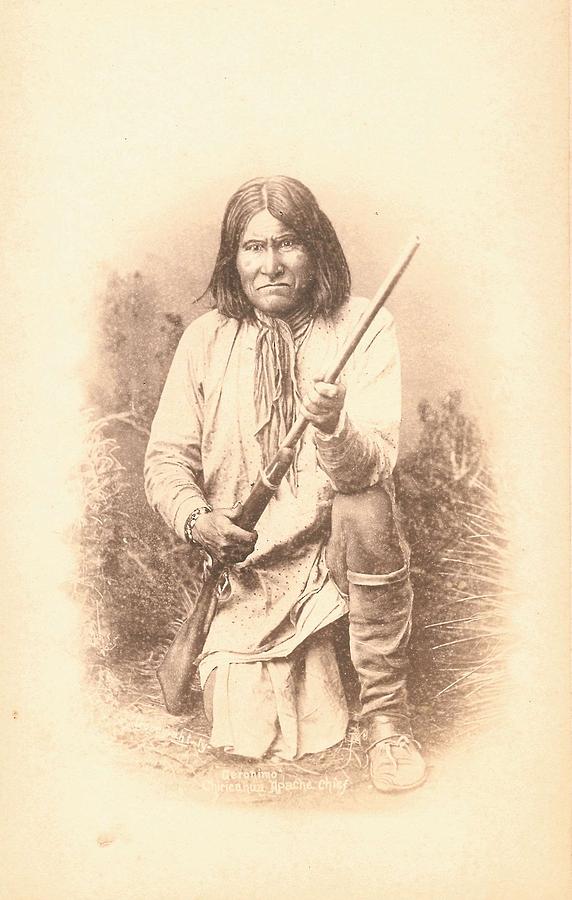 1886 Geronimo Photograph with Gun Native American Indian Photograph by ...