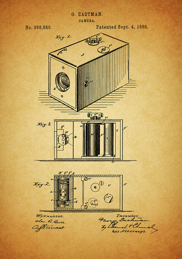 1888 Camera Patent by Dan Sproul 1888 Camera Patent by Dan Sproul