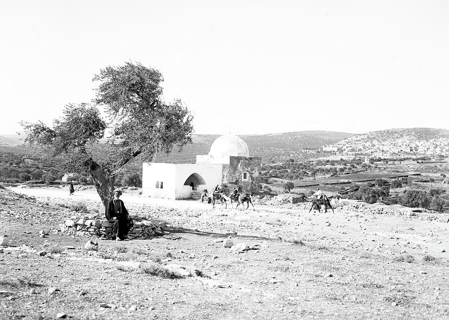 1898 Rachel Tomb in Bethlehem Photograph by Munir Alawi