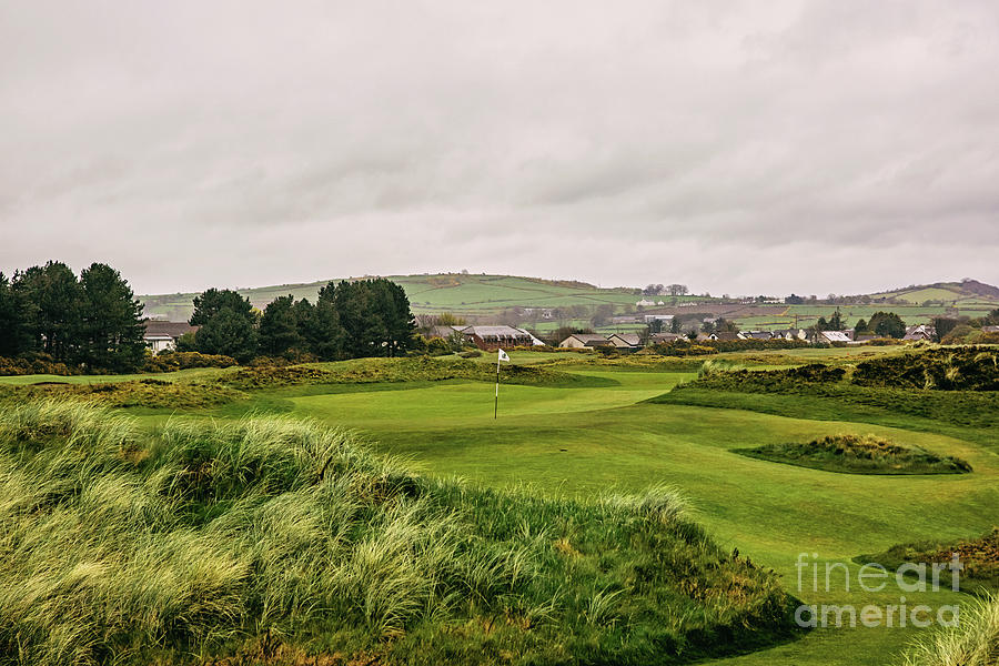 Mountain Photograph - 18th at Royal County Down by Scott Pellegrin