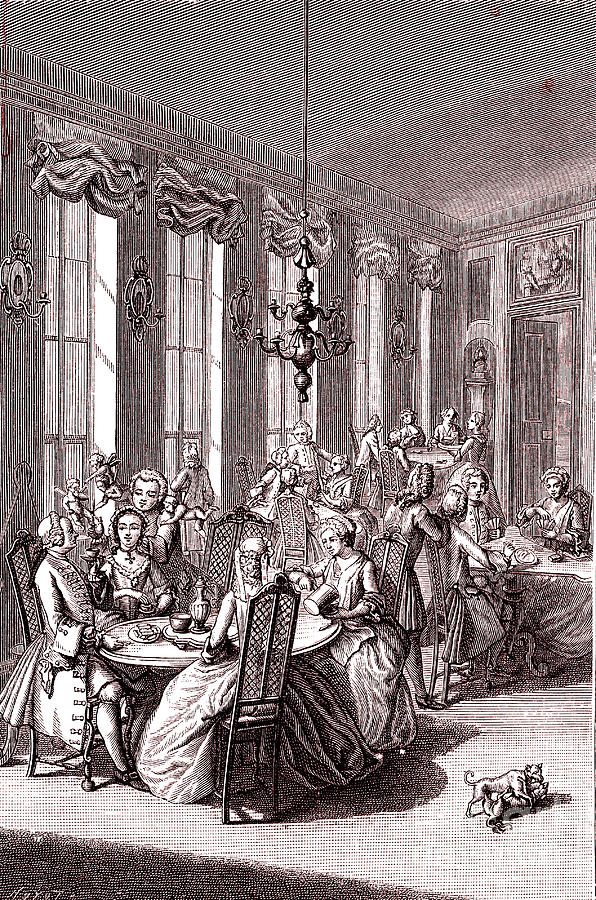 18th Century Coffee Shop Photograph by Collection Abecasis/science Photo Library