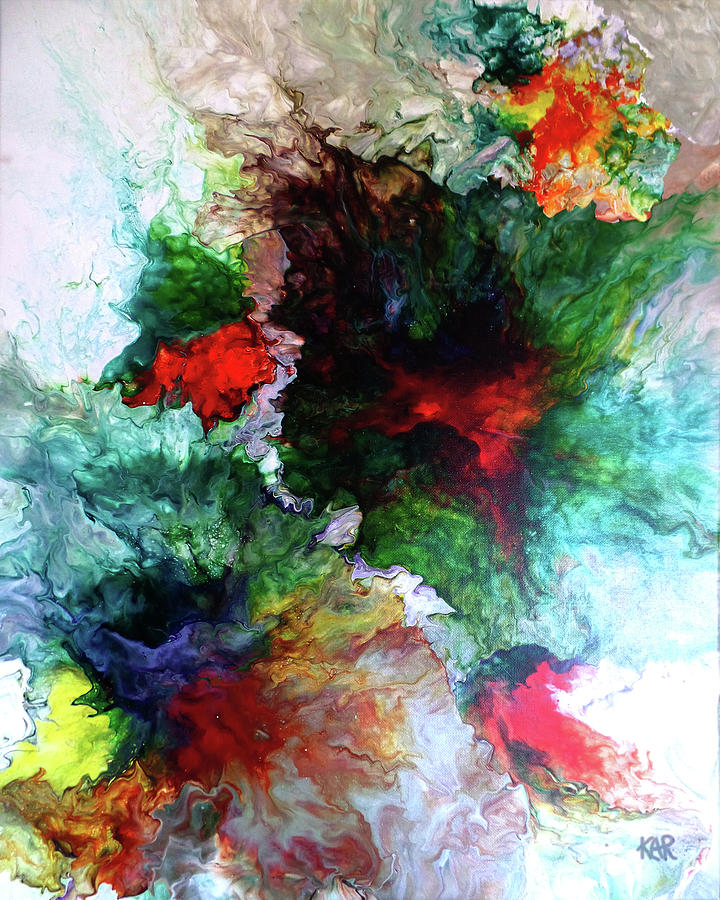 Abstract Painting - 18x24DP1 by Art by Kar Abstract Painting - 18x24DP1 by Art by Kar