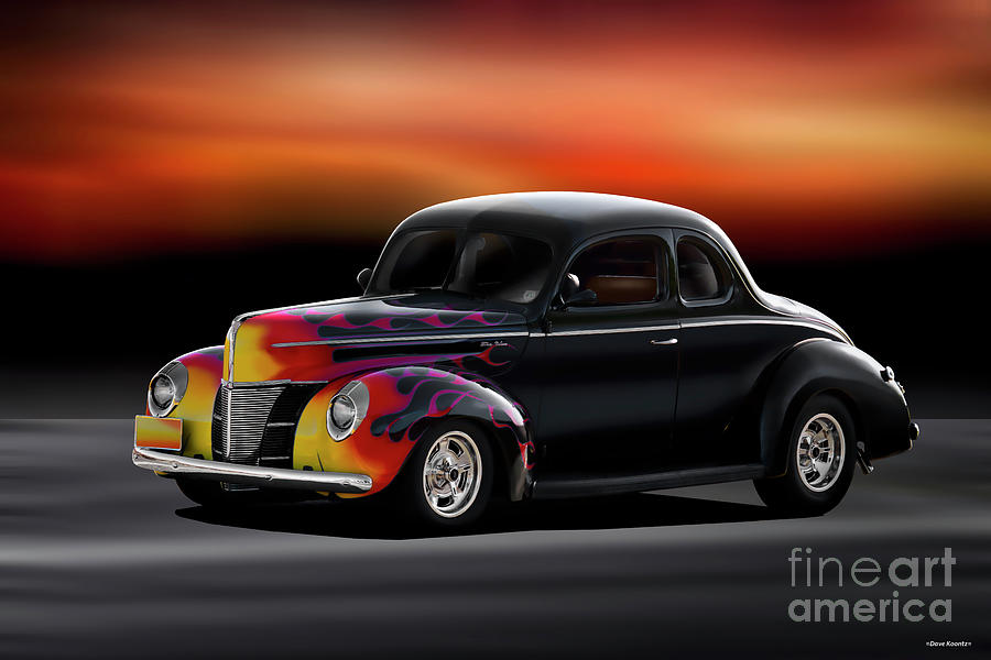 1940 Ford Deluxe Coupe Photograph by Dave Koontz - Fine Art America