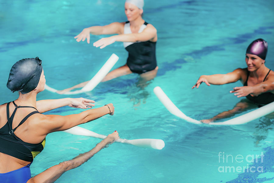 Aqua Aerobics #19 Photograph by Microgen Images/science Photo Library