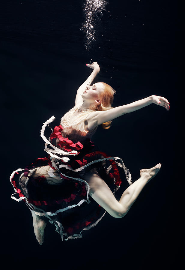 Ballet Dancer Underwater #19 Photograph by Henrik Sorensen