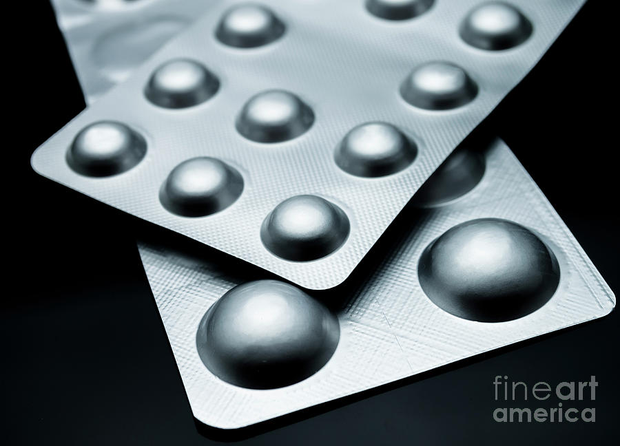 Blister Packs Of Tablets #19 Photograph by Digicomphoto/science Photo Library