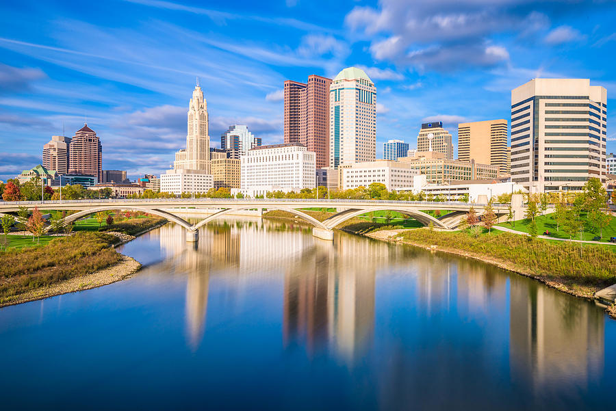 Columbus, Ohio, Usa Skyline Photograph by Sean Pavone - Fine Art America